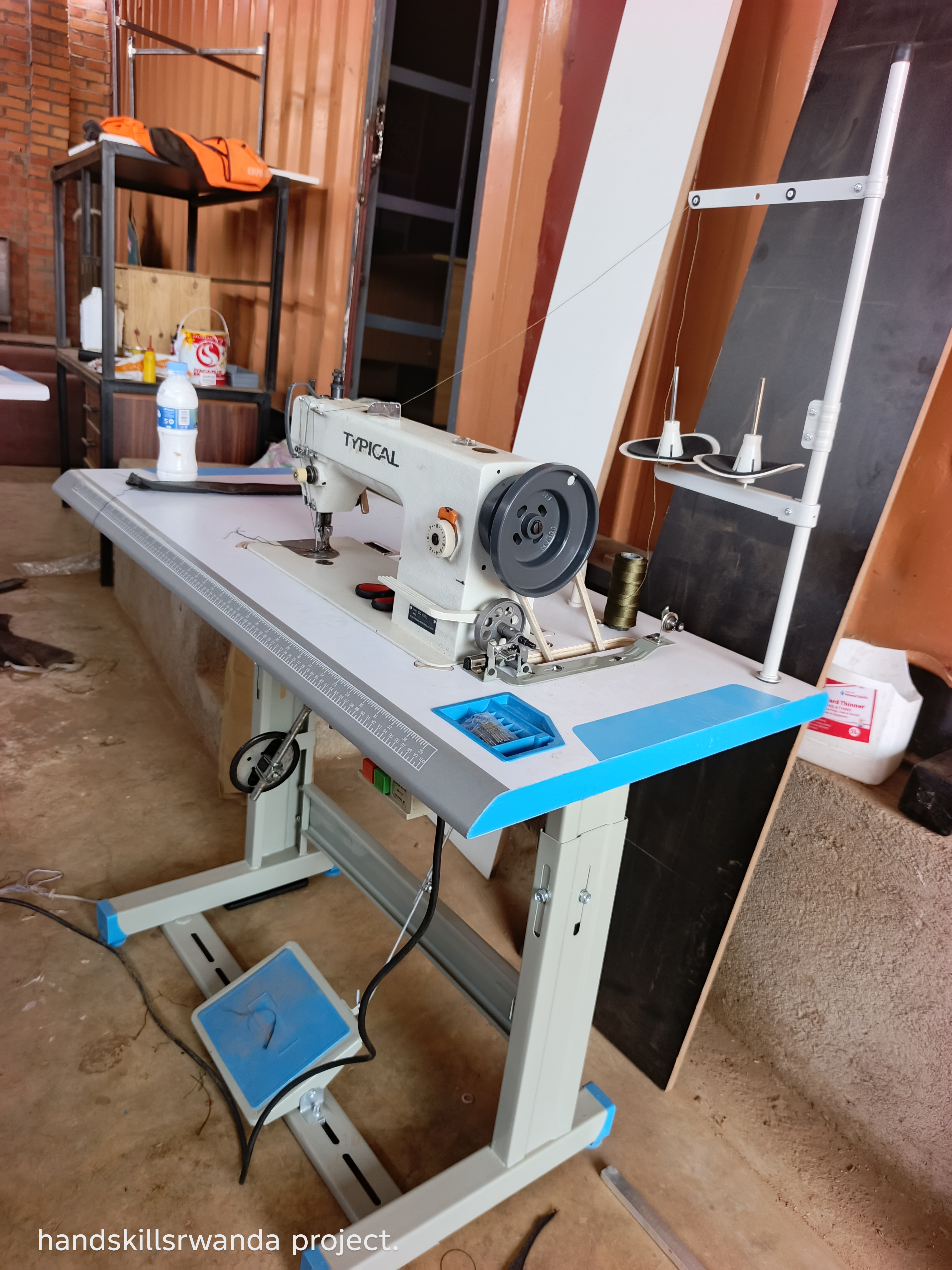 New sewing machine upholstery